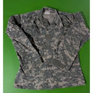 US Army ACU Jacket Mens Small Reg UCP Digital Camo Ripstop Combat Coat Uniform